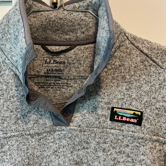L.L. Bean pullover sweater fleece - Picture 2 of 5